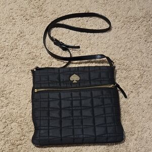 Kate Spade Black Quilted Crossbody‎